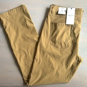 Kenneth Cole Tech Pant Flex Stretch Men's Tan Pants 38 x 32